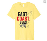 East Coast Bees Logo T-shirt